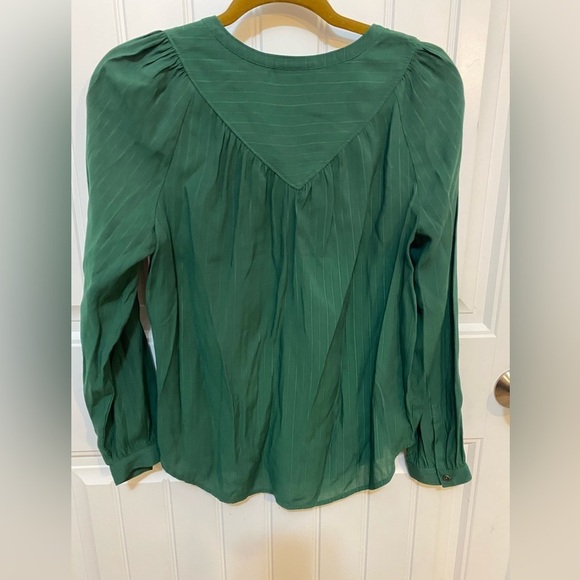 Maeve by Anthropologie Emerald Green blouse - Picture 5 of 8